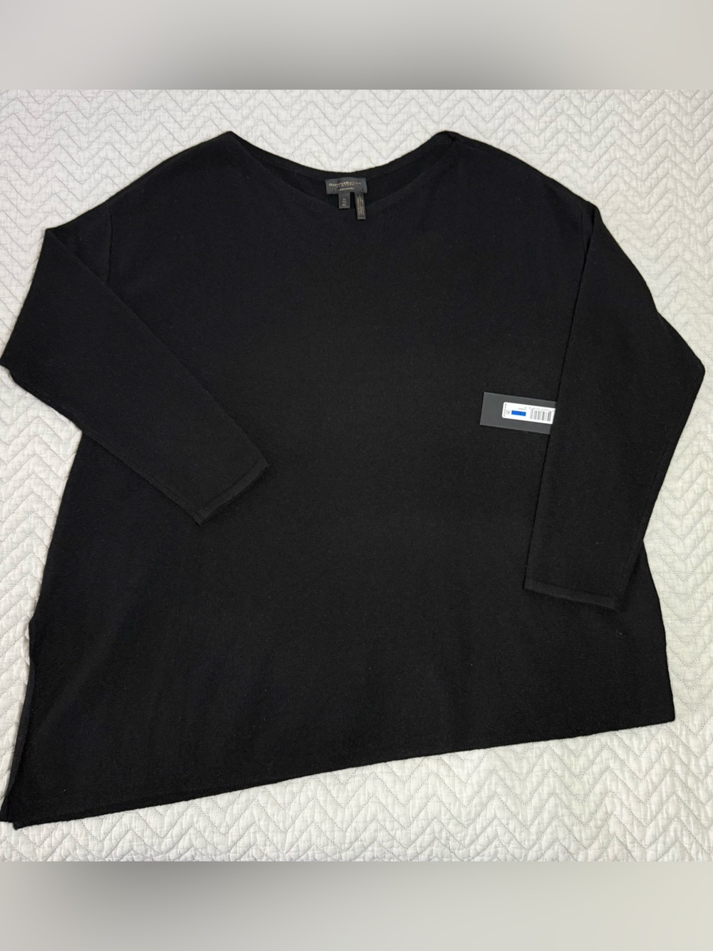 Donna Karan Asymmetrical Cashmere Sweater